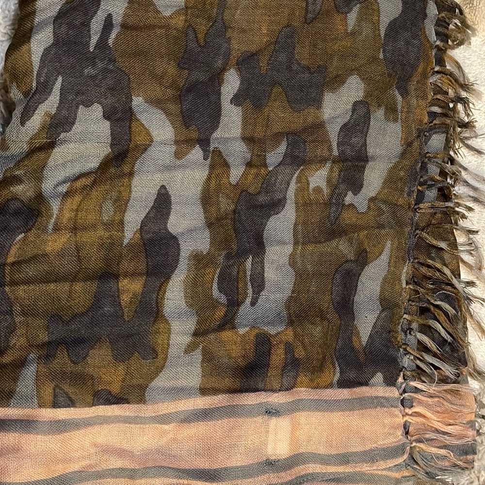 Jcrew camo scarf